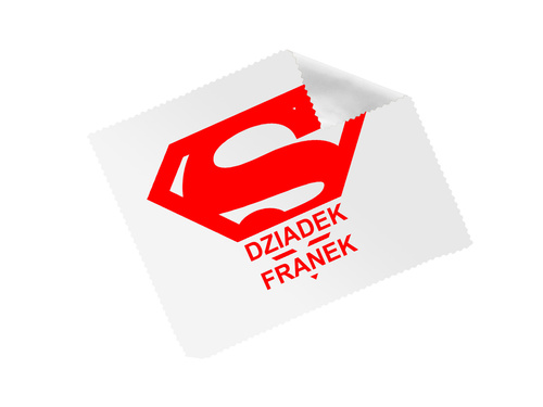 Ściereczka do okularów z imieniem na dzień dziadka - 1 szt.