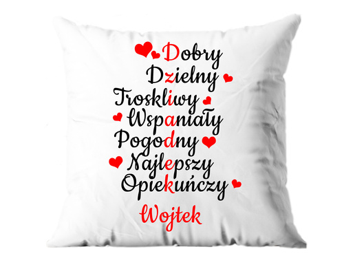 Poszewka personalizowana na dzień dziadka - 1 szt.