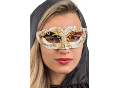 Maska karnawałowa złota