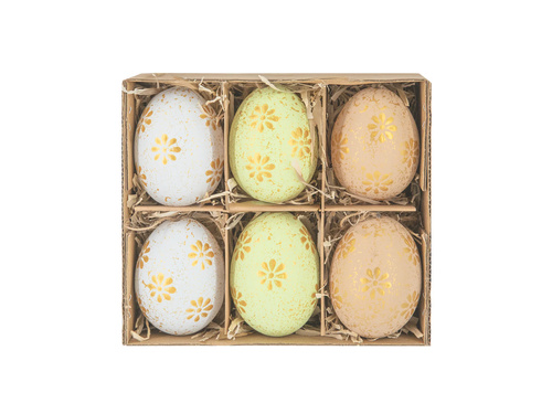 Dekoracja wisząca pisanki - 6 szt.