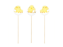 Kurczaczek wielkanocny na patyku - 16,5 cm - 1 szt.