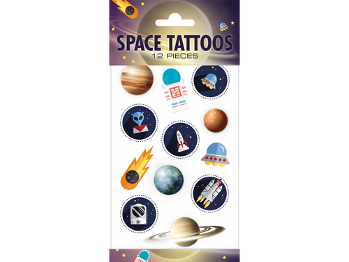 Tatuaże zmywalne Kosmos