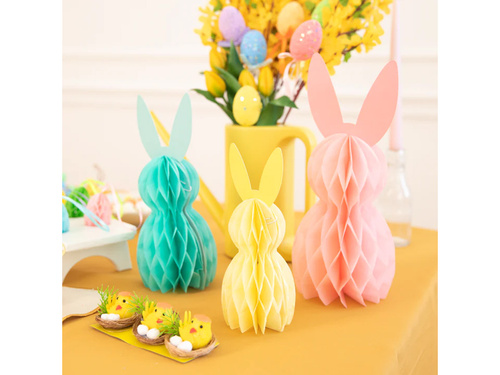 Dekoracja stojąca Zajączki - 3 szt.