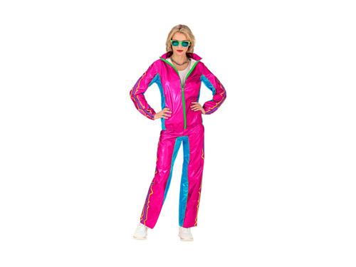 Strój imprezowy - różowy metaliczny EDM (dres)