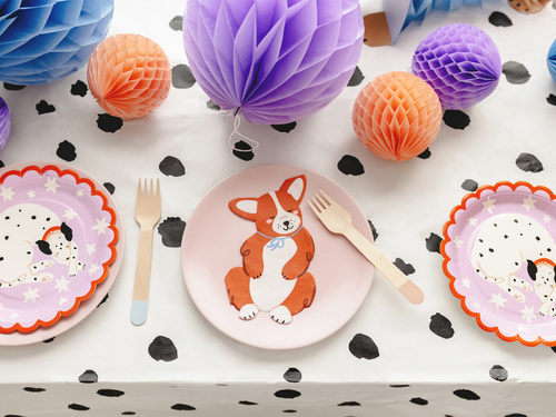 Serwetki urodzinowe Piesek Corgi - 12 szt.