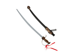 Stary miecz królewski z ozdobną pochwą - 68 cm