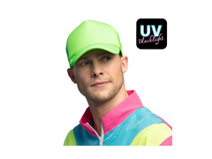 Czapka neonowa zielona UV