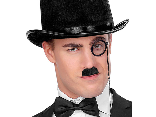 Wąsy czarne Chaplin - 1 szt.