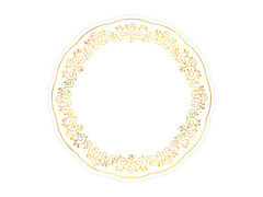 Podkładki pod talerze listki - 30 cm - 10 szt.