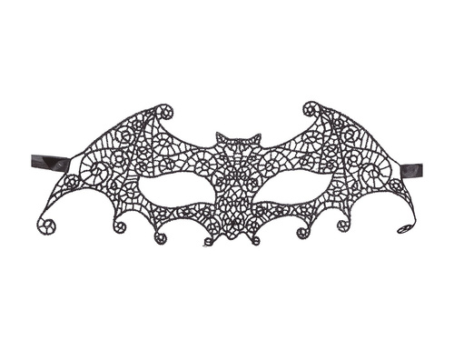 Maska karnawałowa koronkowa nietoperz - 1 szt.