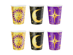 Kubeczki papierowe Karty - 220 ml - 6 szt.