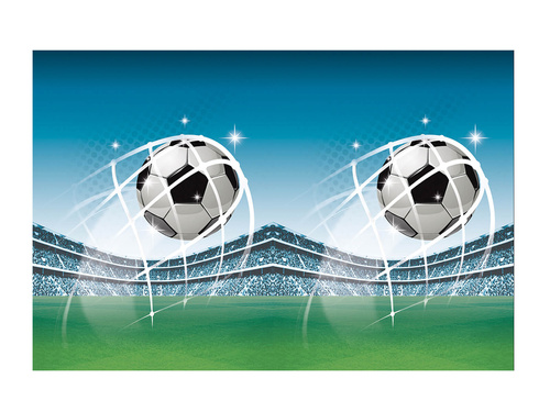 Obrus urodzinowy Piłka Nożna - 120 x 180 cm - 1 szt.