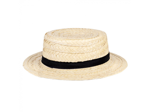 Kapelusz hawajski z czarną tasiemką - 1 szt.