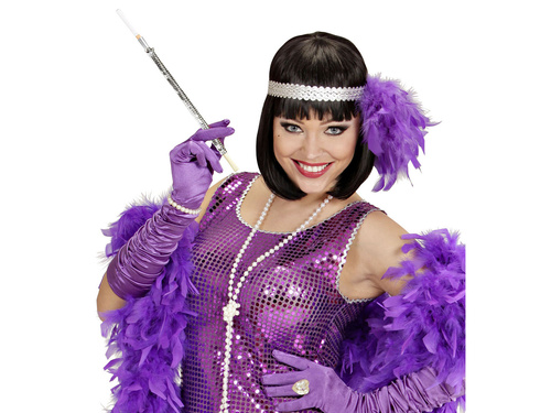 Cygaretka retro srebrna - 1 szt.