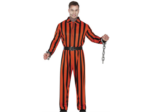 Kostium Więzień dla mężczyzny - 1 szt.