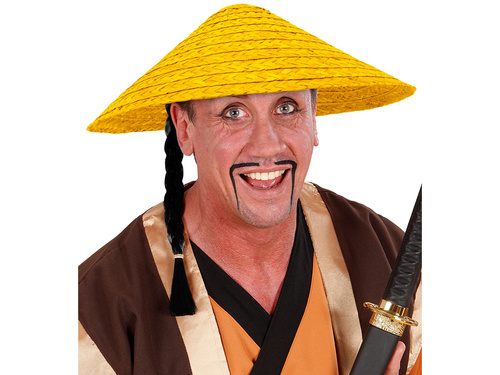 Kapelusz chiński żółty - 1 szt.