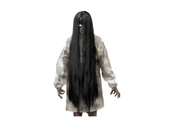 Czarna peruka złego ducha – 100 cm