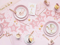 Baner Baby Shower gwiazdki jasnoróżowy - 290 cm - 1 szt.
