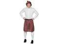 Szkocki kilt czerwony