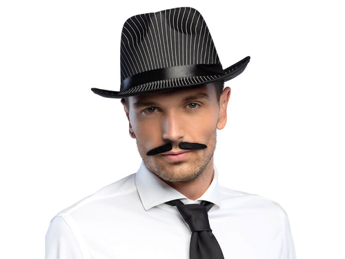 Wąsy Gangster czarne - 1 szt.