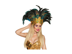 Nakrycie głowy pióra karnawałowa