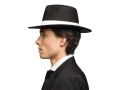 Kapelusz gangstera czarny Deluxe - 1 szt.