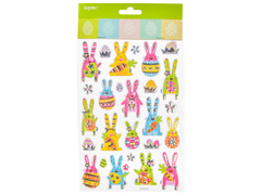 Dekoracyjne naklejki Zajączki - 26 szt.