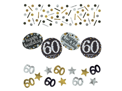 Konfetti na 60 - sześćdziesiątka - 34 g