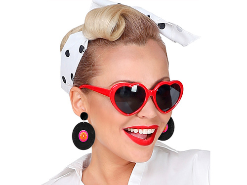 Kolczyki Płyty Disco - 1 para