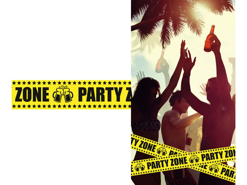 Girlanda taśma Party Zone - 1 szt.