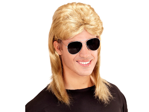 Peruka męska blond Disco + okulary
