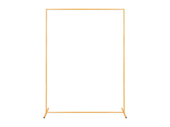 Prostokątny stelaż do balonów złoty - 160 x 210 cm - 1 szt.
