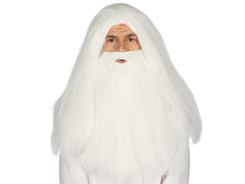 Peruka Gandalf dla mężczyzny