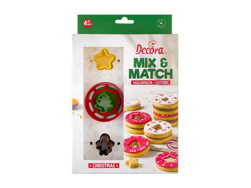 Zestaw foremek do ciastek na Boże Narodzenie - 4 szt.