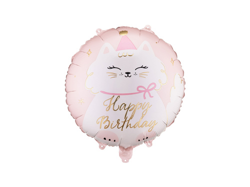 Balon foliowy Kotek - 35x35 cm - 1 szt.