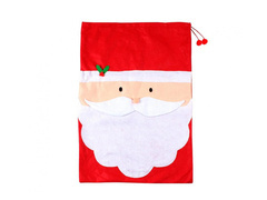 Worek świąteczny na prezenty Mikołaj - 50 x 70 cm - 1 szt.