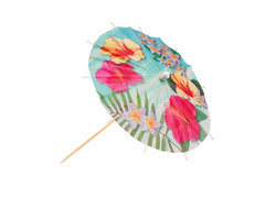 Parasolki papierowe do drinków Paradise - 18 cm - 6 szt.