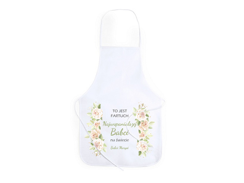 Fartuch kuchenny personalizowany na dzień babci - 1 szt.