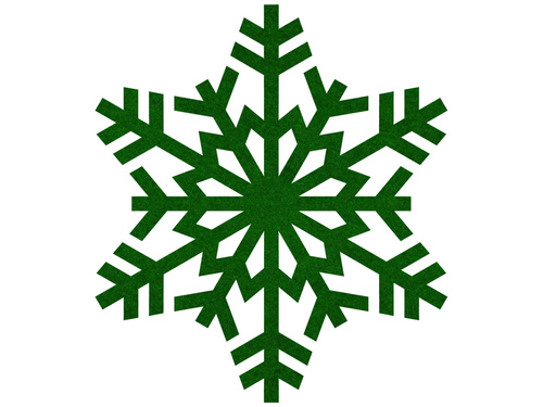 Podstawka pod kubek - Śnieżynka - 10 cm - 4 szt.