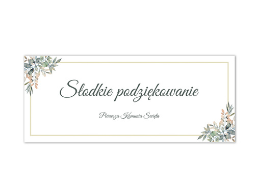 Naklejki na pudełka na ciasto - 8 szt.