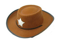 Kapelusz Szeryf brązowy - 1 szt.