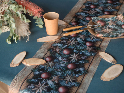 Serwetki z bożonarodzeniowym nadrukiem - 33 cm - 20 szt.