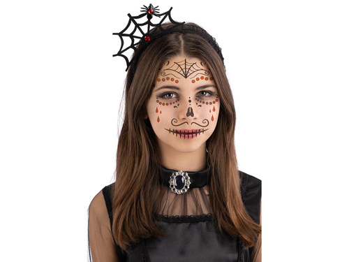 Samoprzylepne naklejki na twarz Meksykańska Czacha