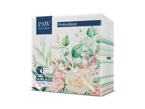 Serwetki Kwiaty - 40 cm - 50 szt.