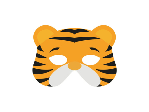 Maska filcowa Tygrysek - 1 szt.
