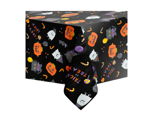 Obrus foliowy na Halloween - 137 x 274 cm - 1 szt.