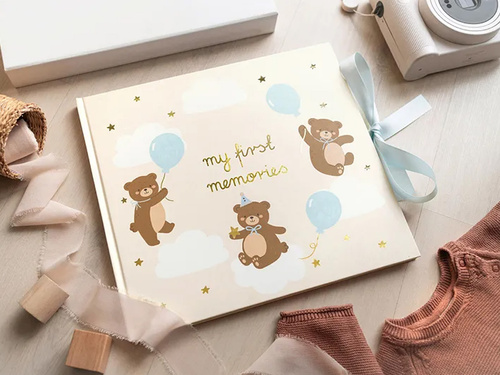 Album fotograficzny na zdjęcia My first memories Miś - 50 kartek