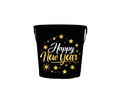 Metalowy kubełek do chłodzenia napojów Happy New Year - 19 x 23 cm - 1 szt.