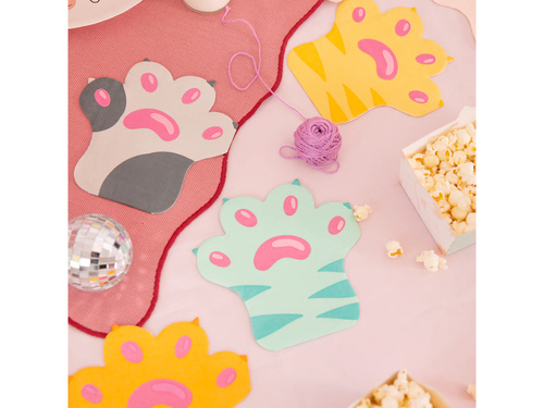 Serwetki urodzinowe Kotki - 32 cm - 12 szt.