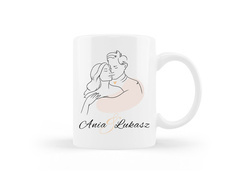Kubek personalizowany z imionami na Walentynki - 330ml